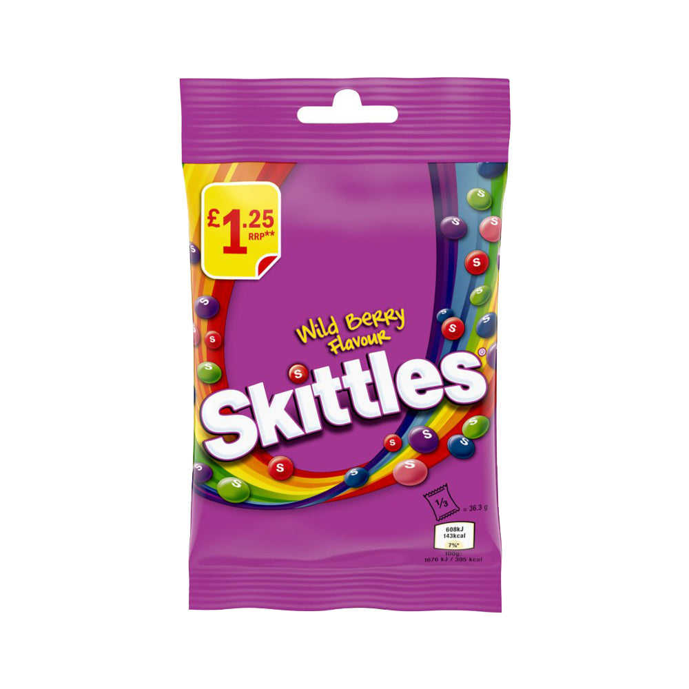 Skittles Wild Berry Flavour Candy 109g - Snapcart.pk
