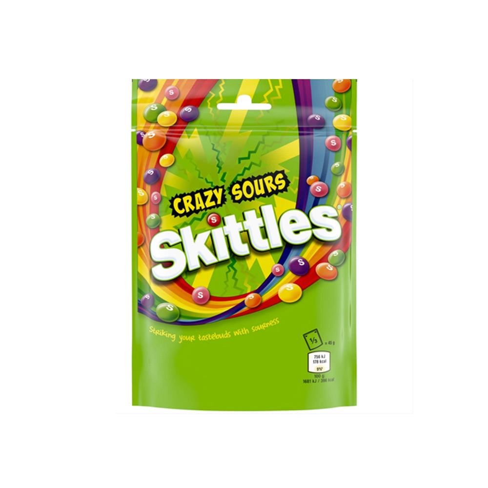 Skittles Crazy Sours Candy 136g - Snapcart.pk