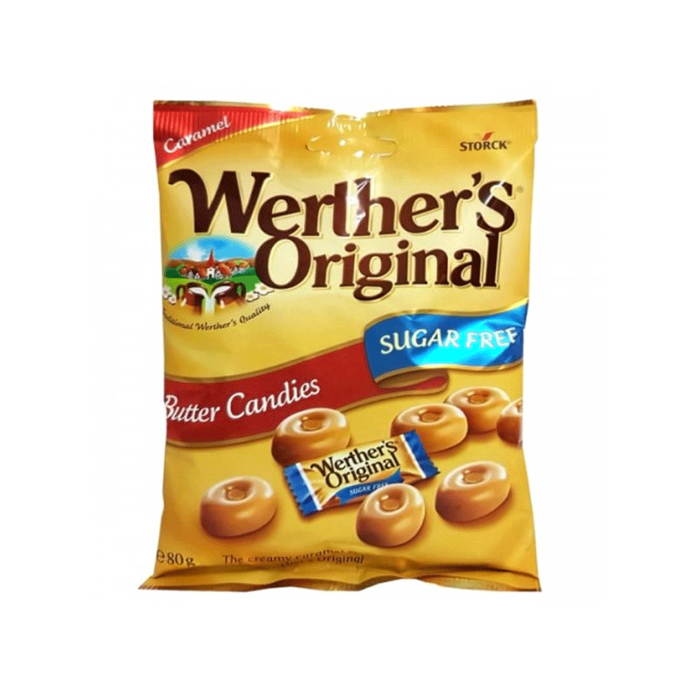 Werther Original Butter Candy Sf 80gm - Snapcart.pk