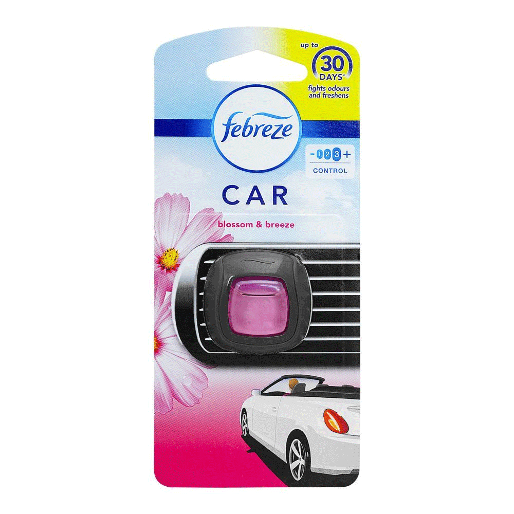 Febreze Blossom & Breeze Car Freshener 2ml - Snapcart.pk