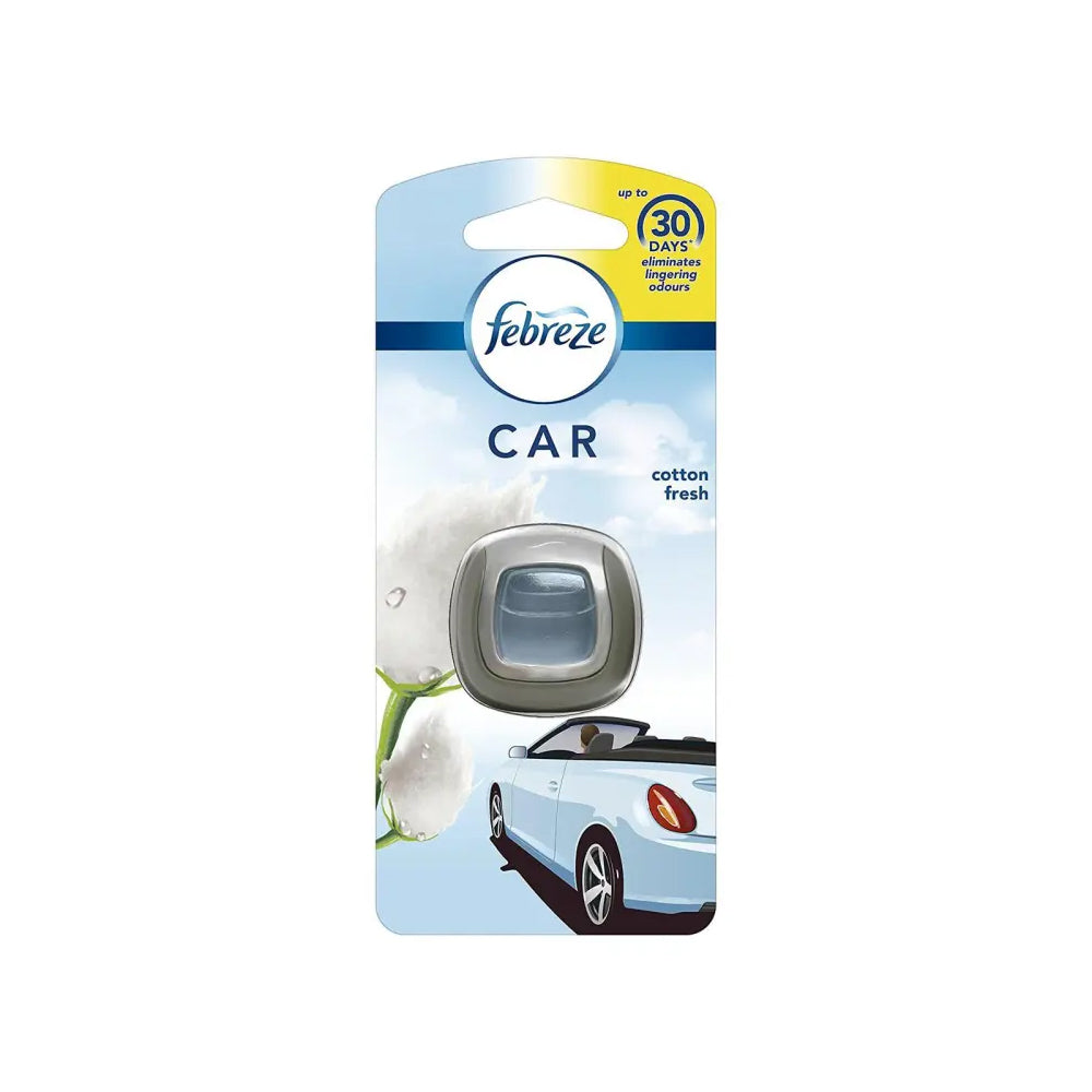Febreze Cotton Fresh Car Freshener 2ml - Snapcart.pk