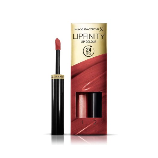 Maxfactor Lipfinity Lip Colour Lipstick 2Step Long Lasting - 390 All Day Seductive 2.3 Ml + 1.9 G