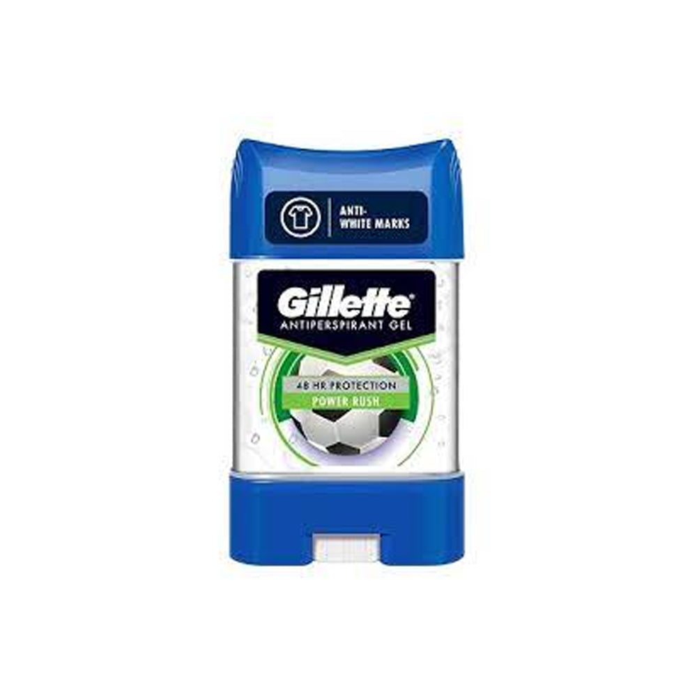 Gillette Antiperspirant Gel Power Rush Doedorant Stcik 70ml - Snapcart.pk