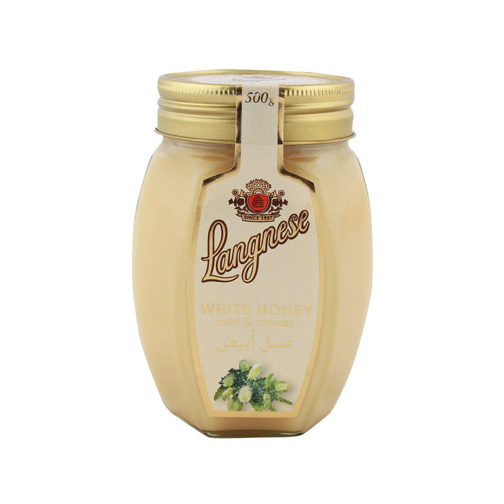 Langnese White Honey Mild & Cream 500g - Snapcart.pk