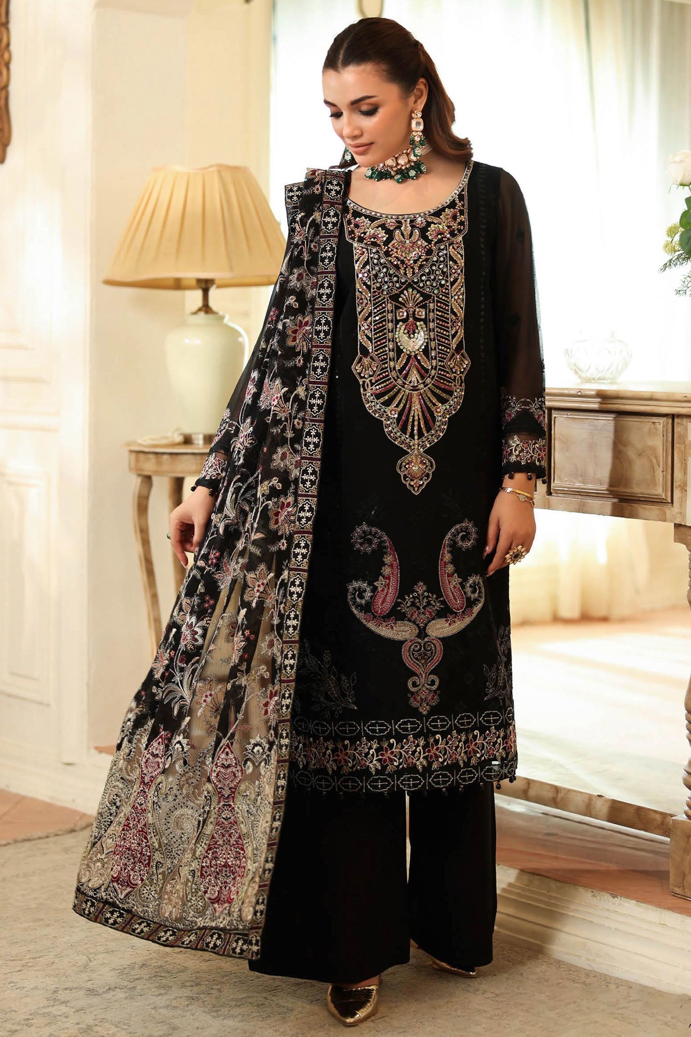 Dastan by Ramsha Unstitched 3 Piece Formals Vol-04 Suit-T-402