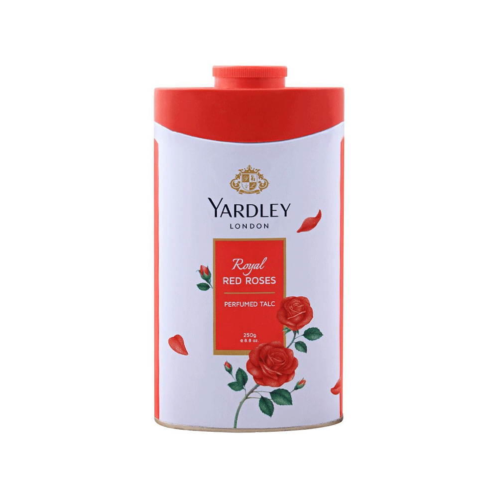Yardley Talcum Powder Red Roses 250g - Snapcart.pk