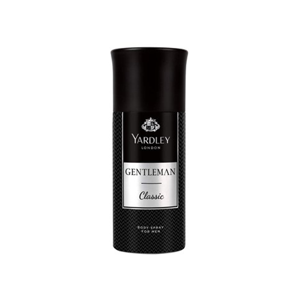 Yardley Bodyspray For Men Gentleman Black 150ml - Snapcart.pk