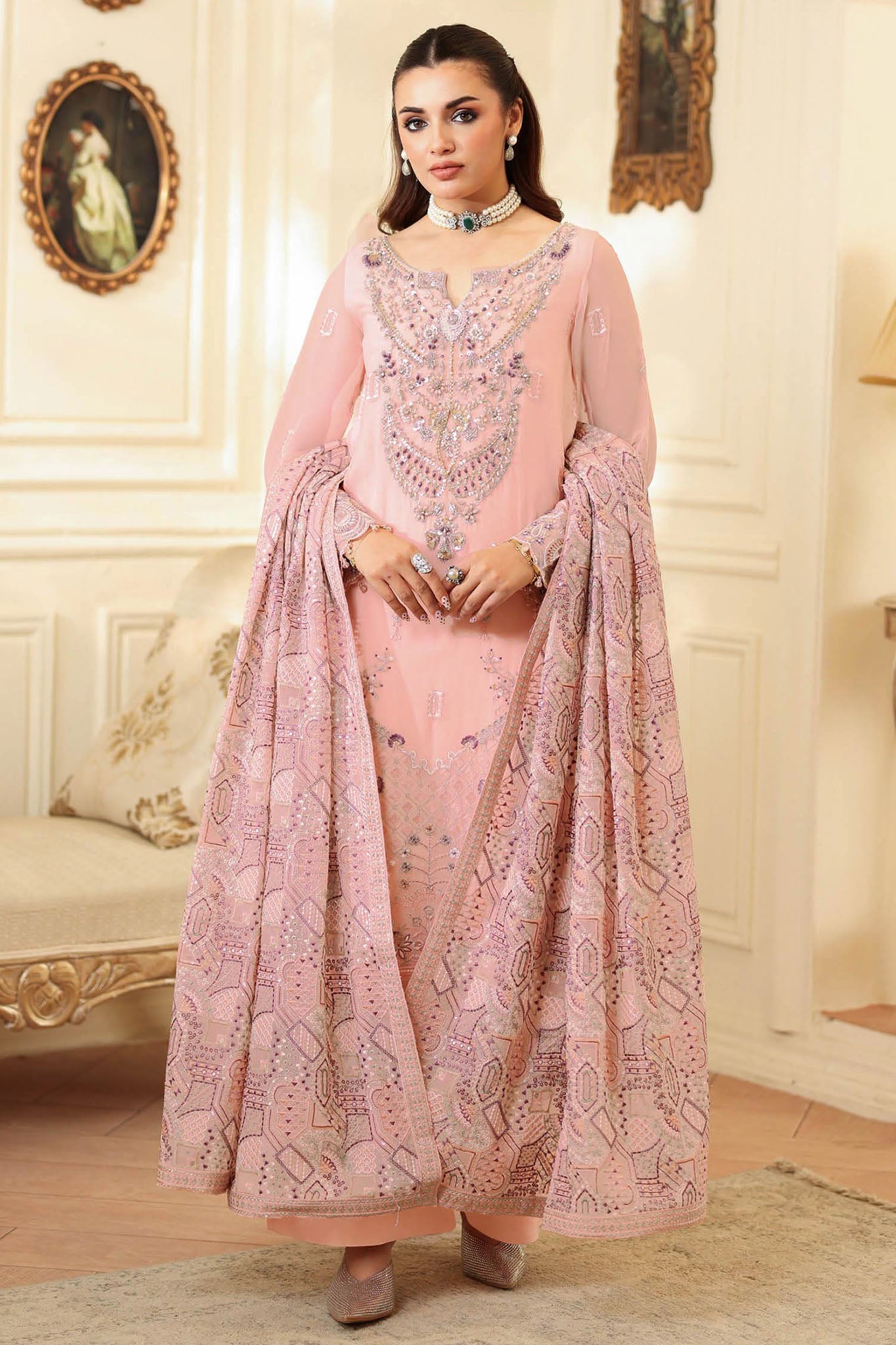 Dastan by Ramsha Unstitched 3 Piece Formals Vol-04 Suit-T-403