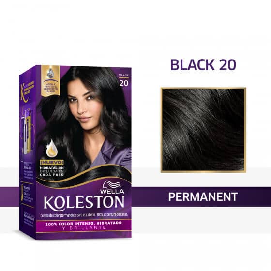 Wella Koleston -  Hair Color Cream Black 2/0