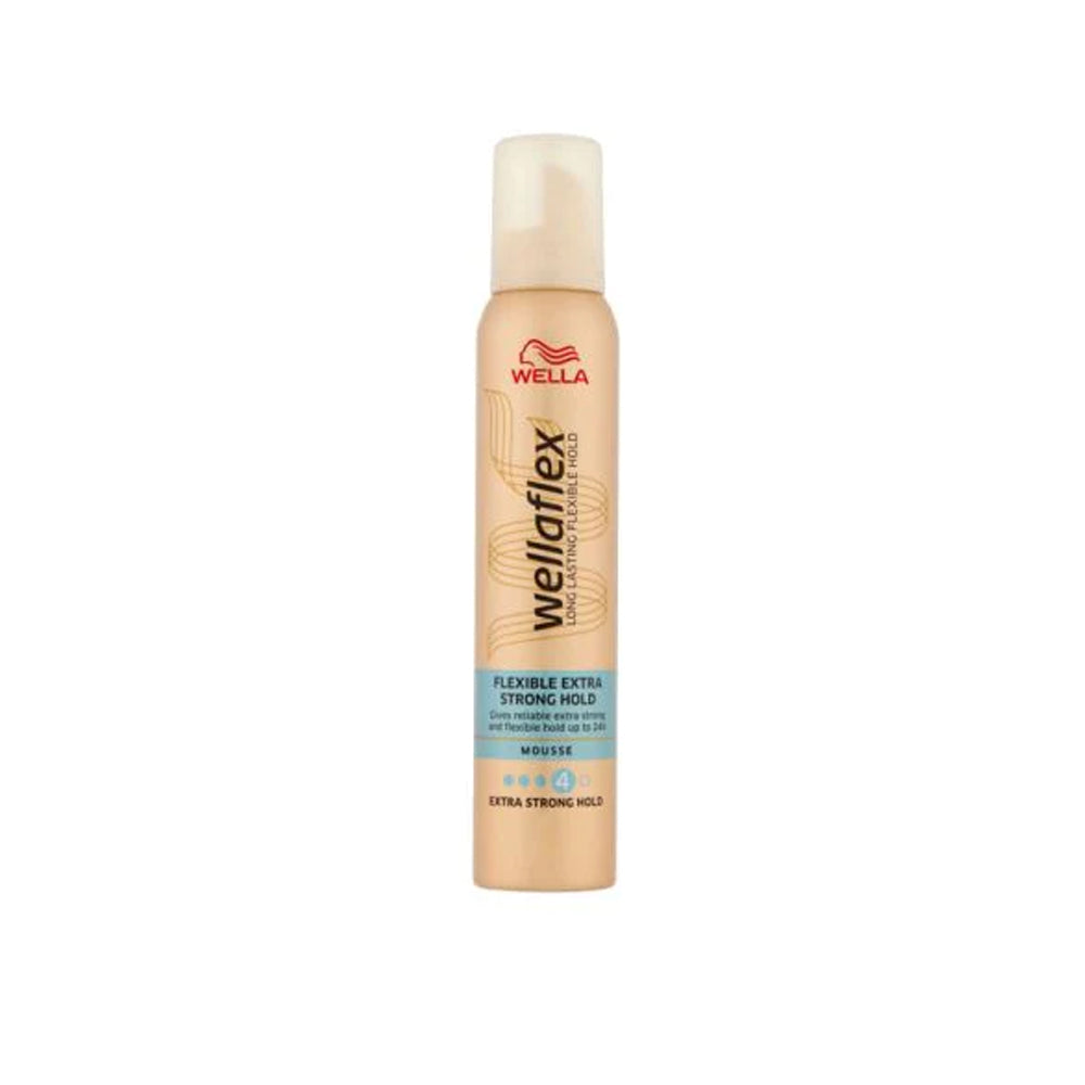 Wella Wellaflex Flexible Extra Strong Hold Mousse 200ml - Snapcart.pk