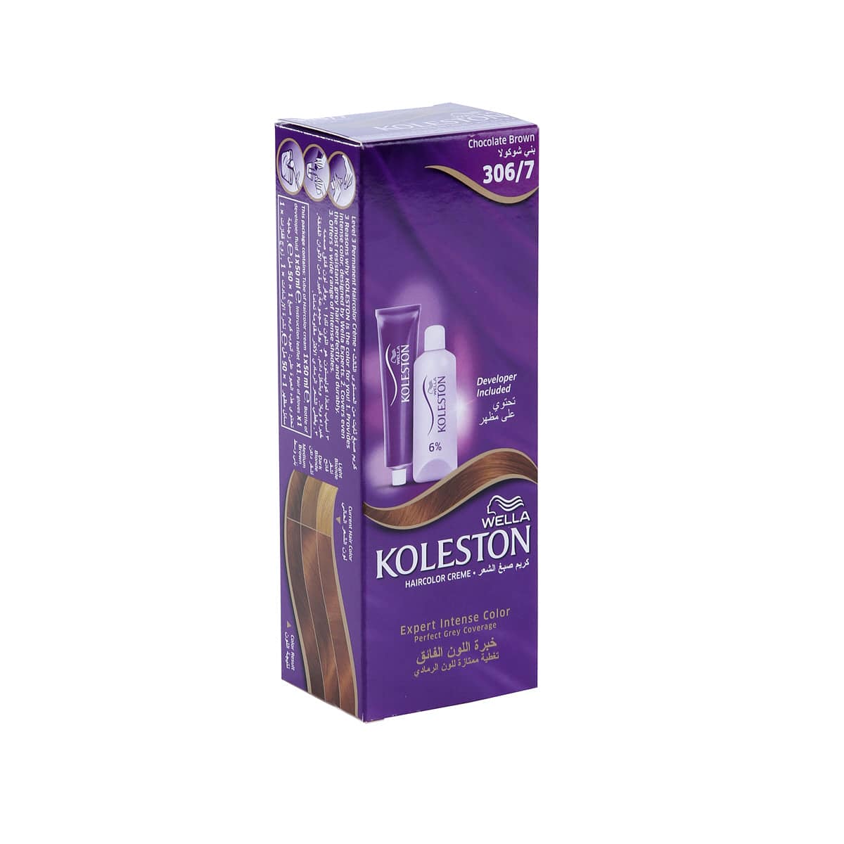 Wella Koleston -  Semi Kits 306 7 Chocolade Brown Apdem