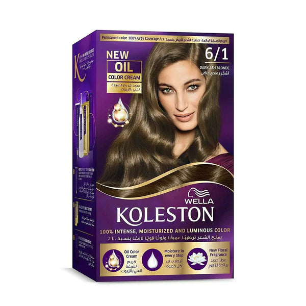 Wella Koleston -  Hair Color Cream Dark Ask Bl 6/1