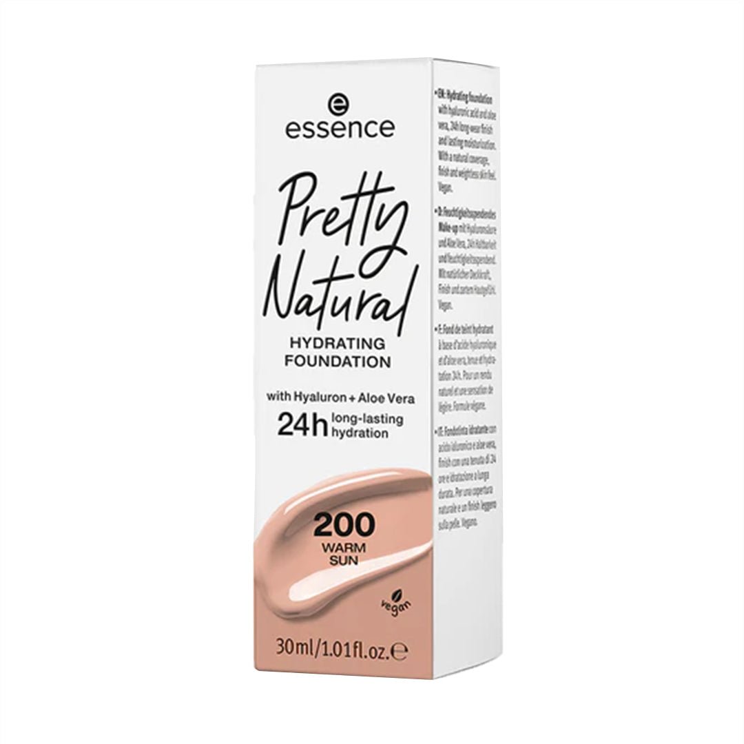 Essence Moisturizing foundation Pretty Natural - 200 Warm Sun
