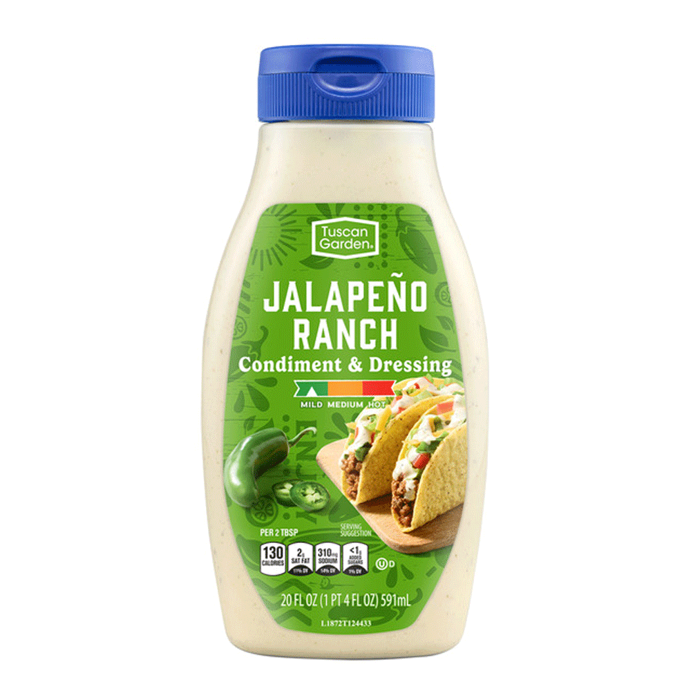 Tuscan Garden Jalapeno Ranch Dressing 591ml
