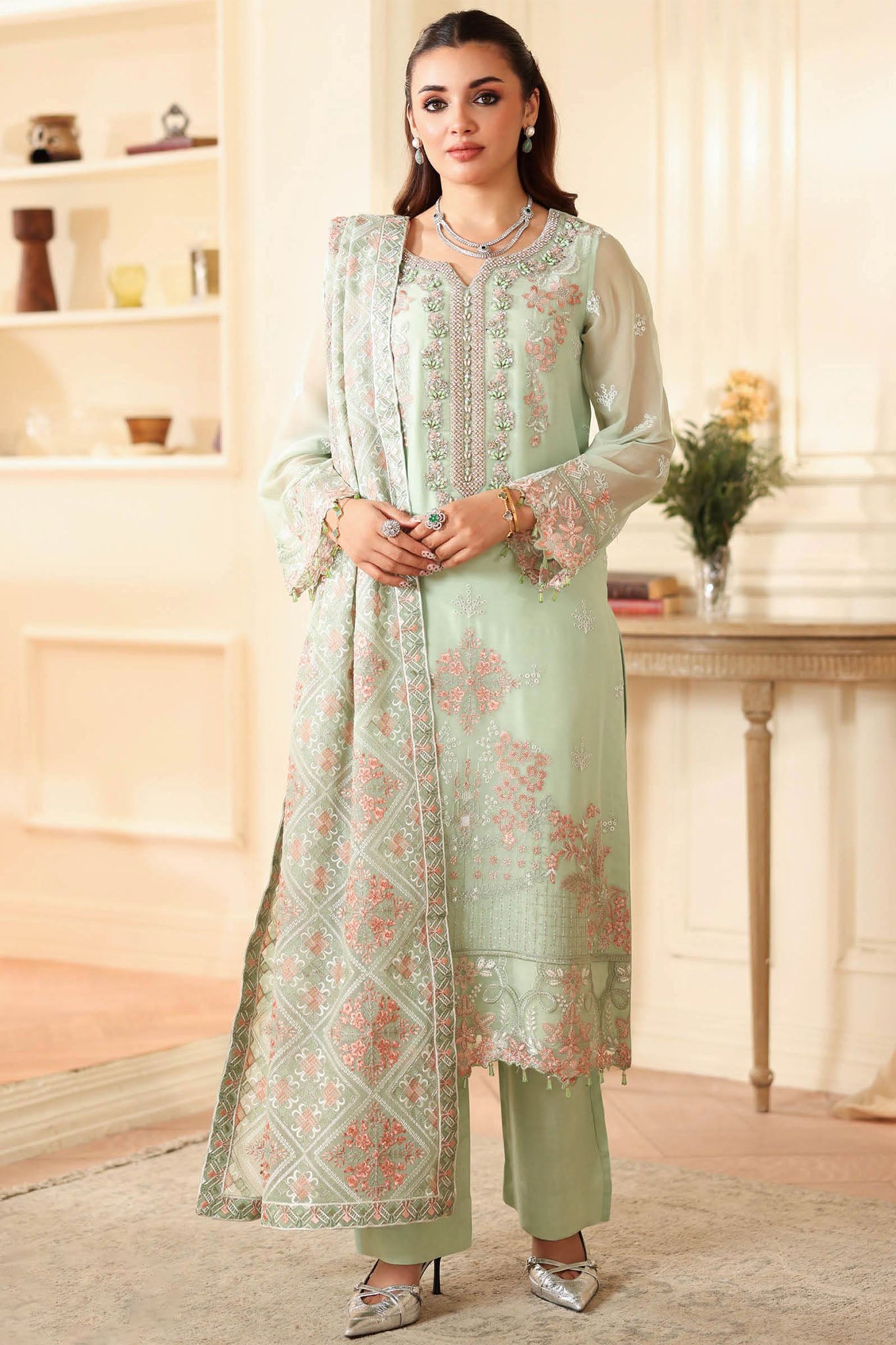 Dastan by Ramsha Unstitched 3 Piece Formals Vol-04 Suit-T-407