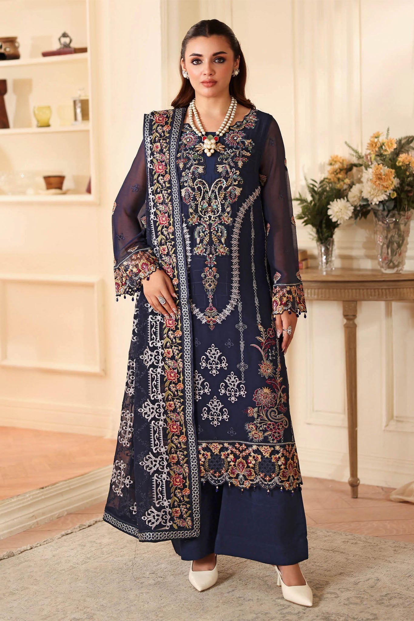 Dastan by Ramsha Unstitched 3 Piece Formals Vol-04 Suit-T-408