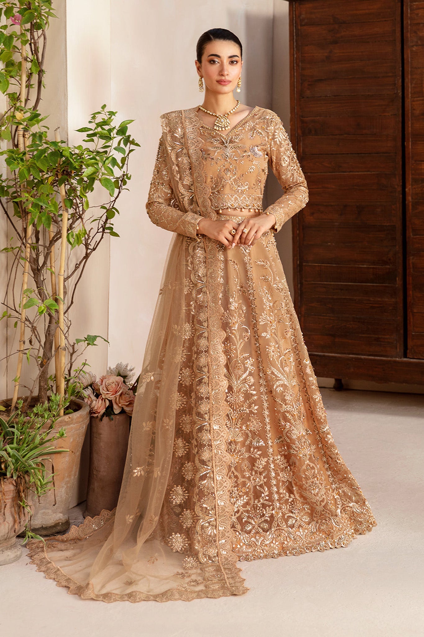 Ramsha Unstitched 3 Piece Luxury Festive Wedding Vol-04 Collection'2024-HB-404