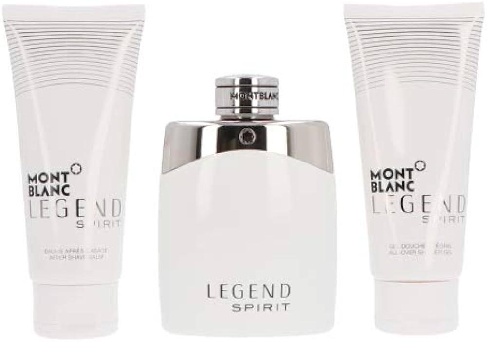 Mont Blanc Legend Spirit Set For Men EDT 100Ml + S Gel 100Ml + ASB 100Ml