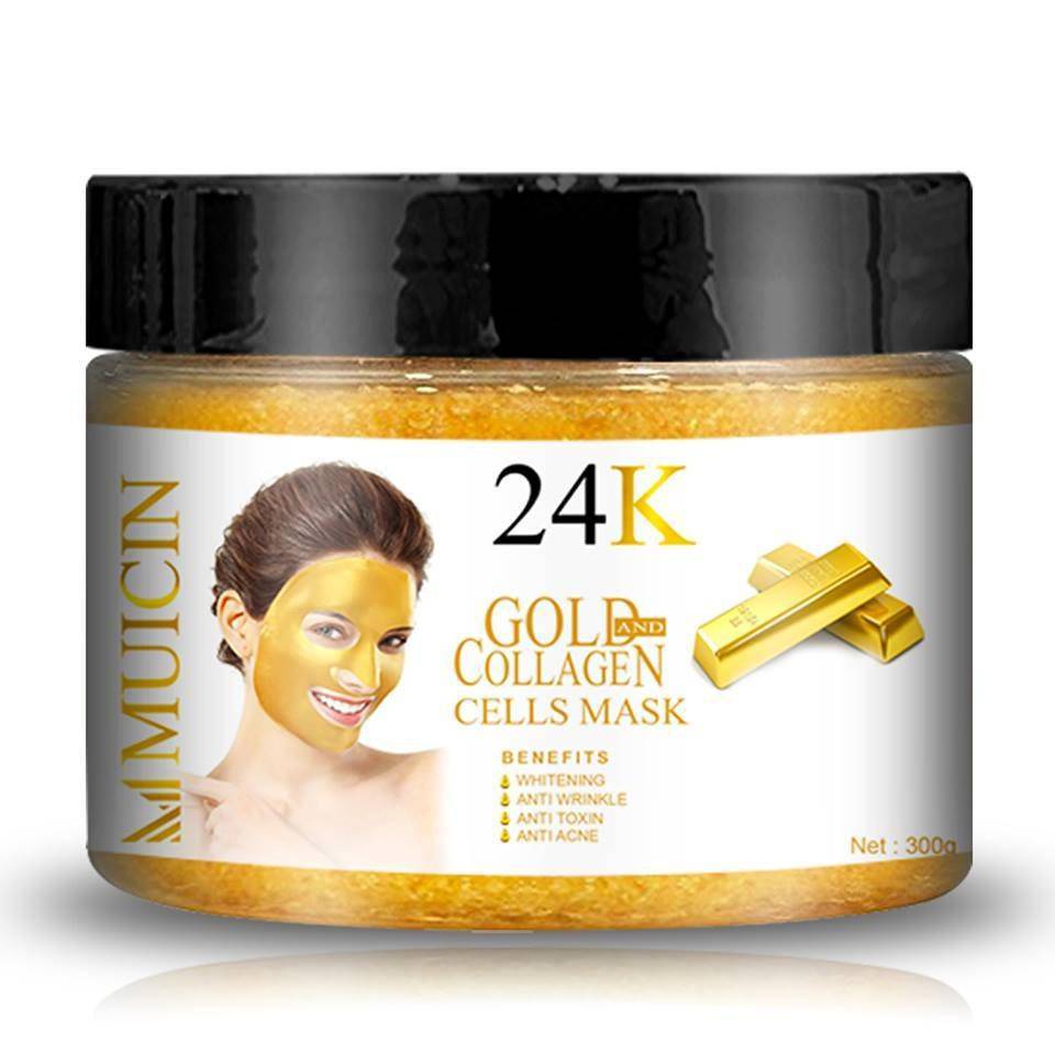 MUICIN - 24K Gold & Collagen Peel Off Mask - 300g - My Store