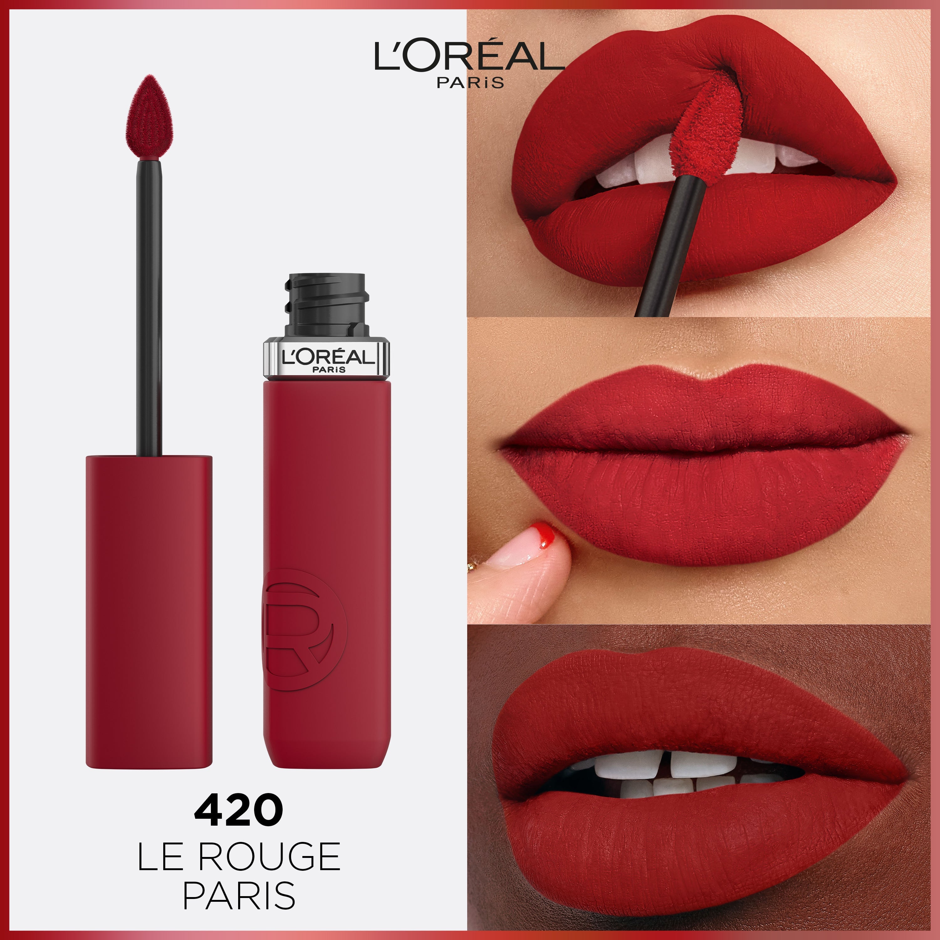 L'Oreal Paris Infallible Matte Resistance 420 Le Rouge Paris
