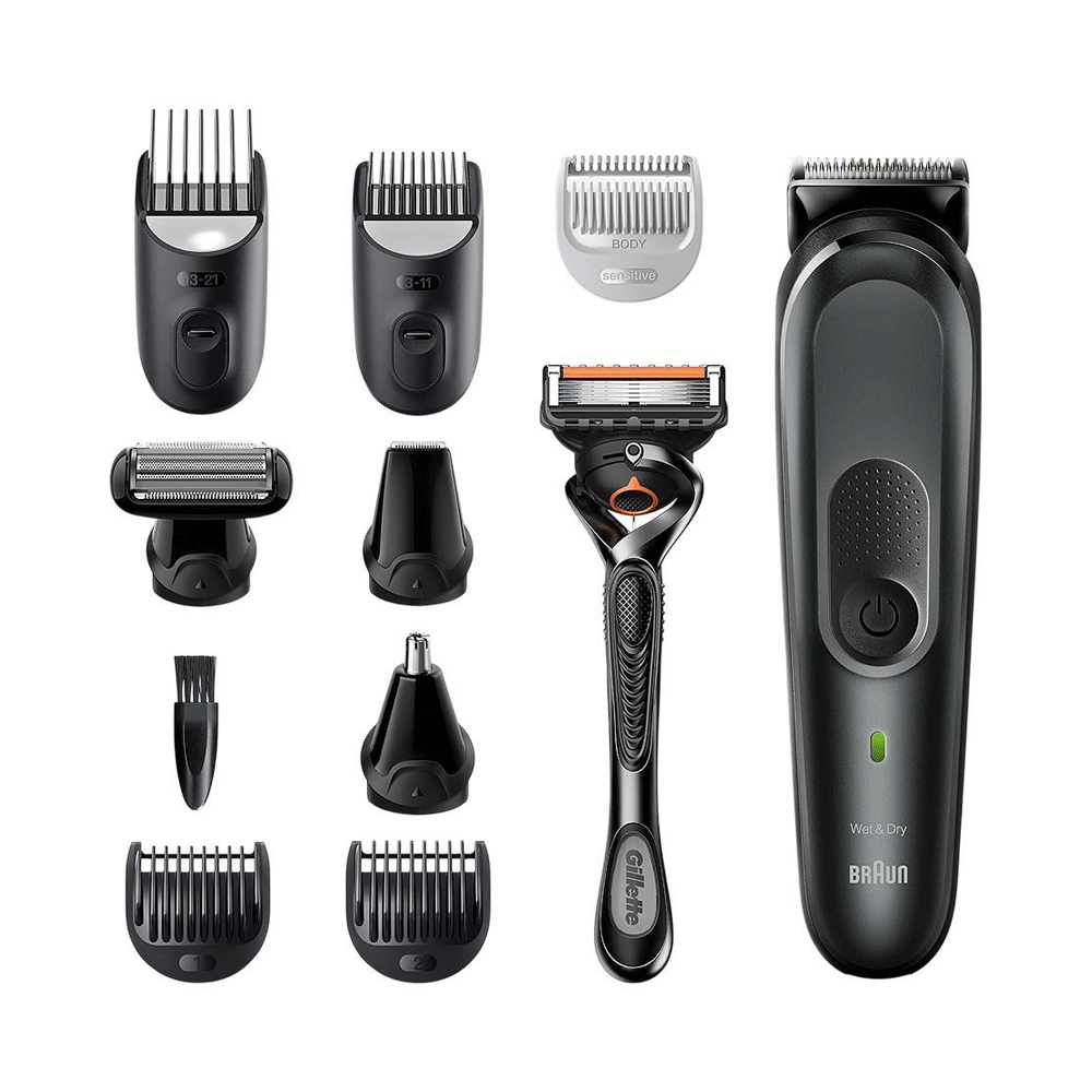 Braun 10-In-1 Multi Grooming Kit Black MGK-7331