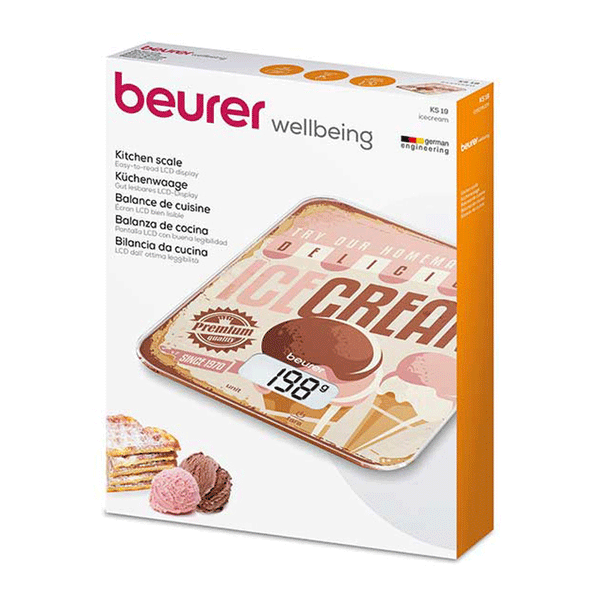 Beurer Ice Cream Kitchen Scale Ks19 - Snapcart.pk
