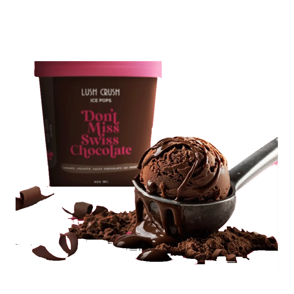 Lush Crush Dont Miss Swiss Chocolate Ice Cream 400ml
