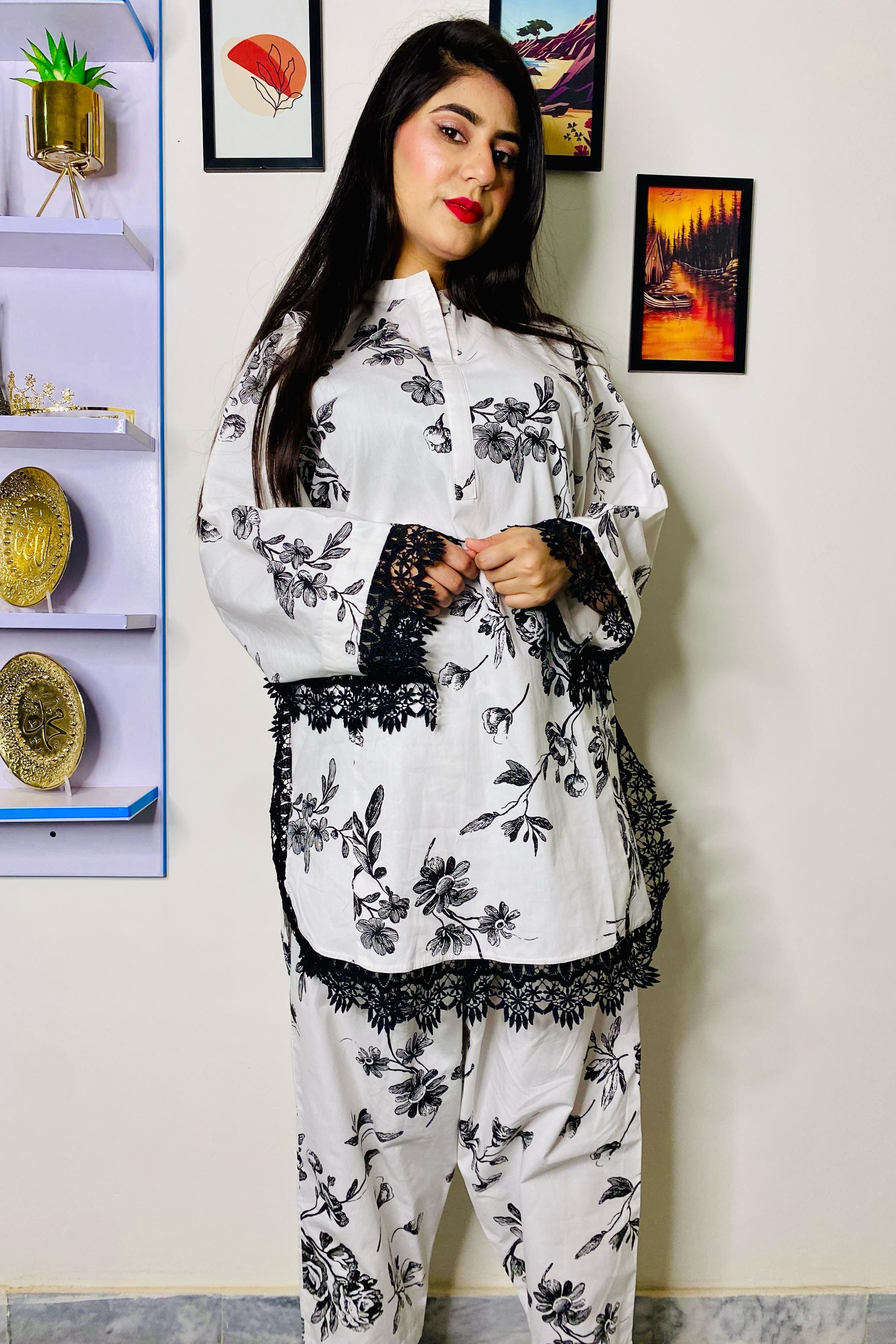 Urban Cut 2 Piece Cotton Printed  Co- Ord Set