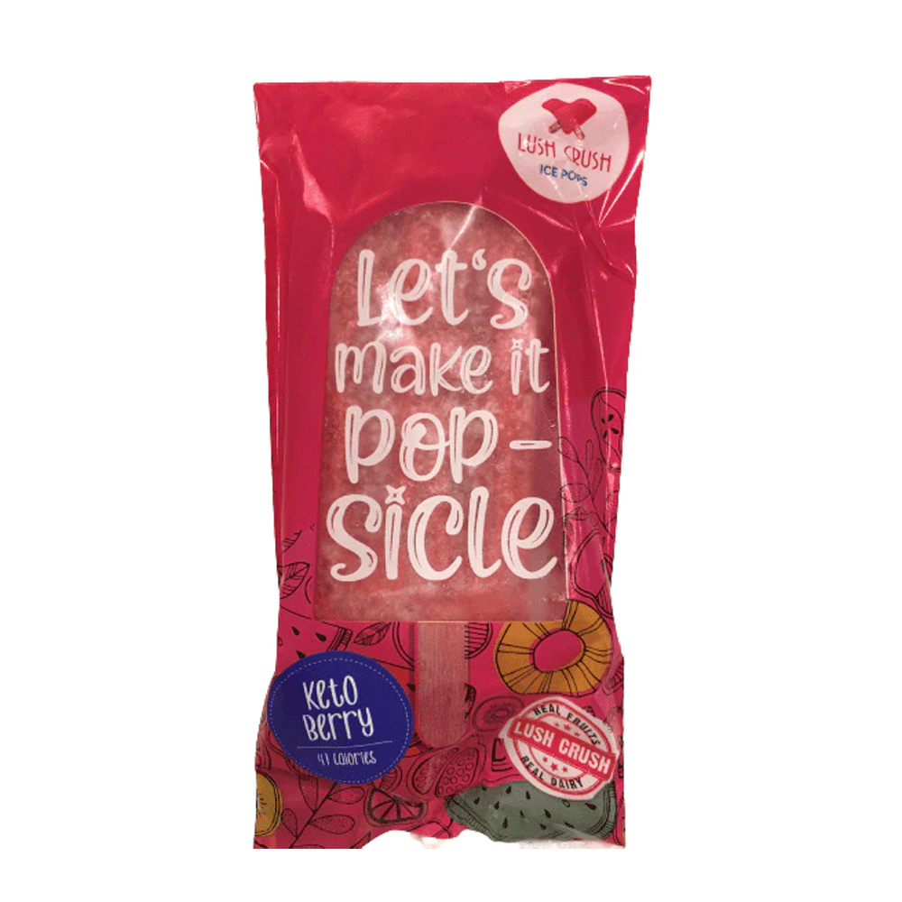 Lush Crush Keto Berry Ice Pops 70g