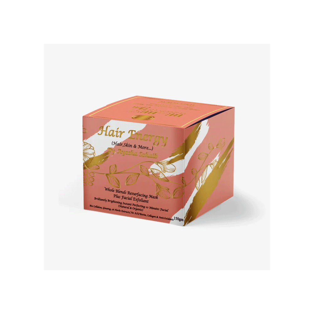 Hair Energy Skin Care Whole Blends Resurfacing Mask Plus Facial Exfoliant 150gm - Snapcart.pk