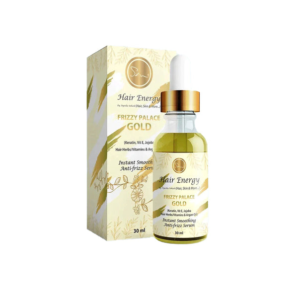 Hair Energy Frizzy Palace Gold Hair Serum 30ml - Snapcart.pk