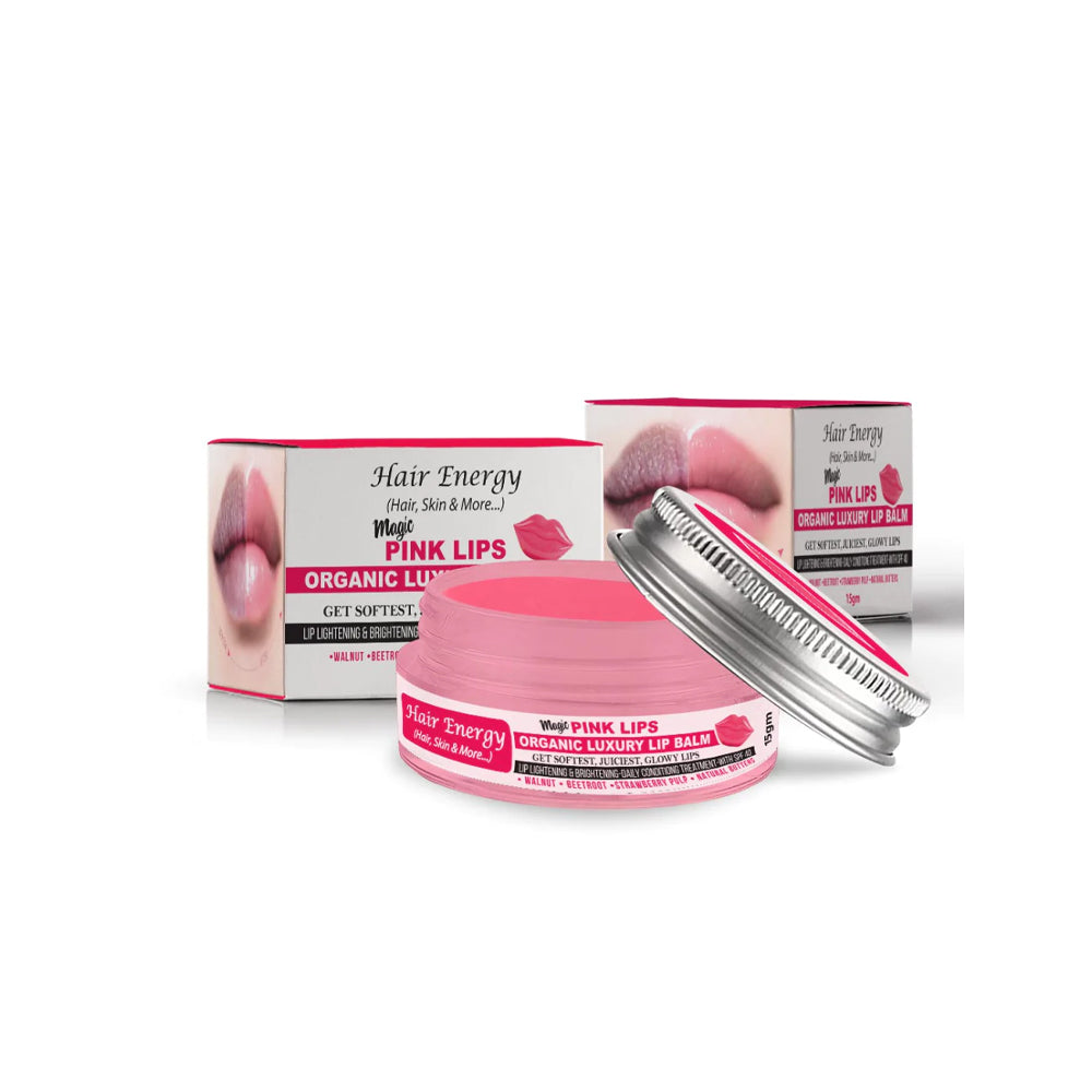 Hair Energy Lip Care Organic Luxury Lip Bam 15 Gm - Snapcart.pk