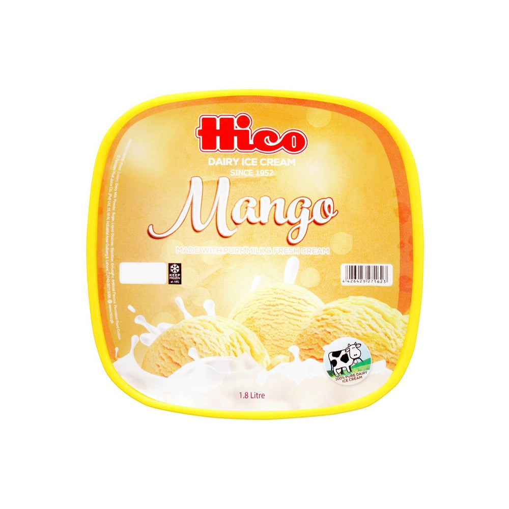 Hico Mango Ice Cream 1.8l - Snapcart.pk