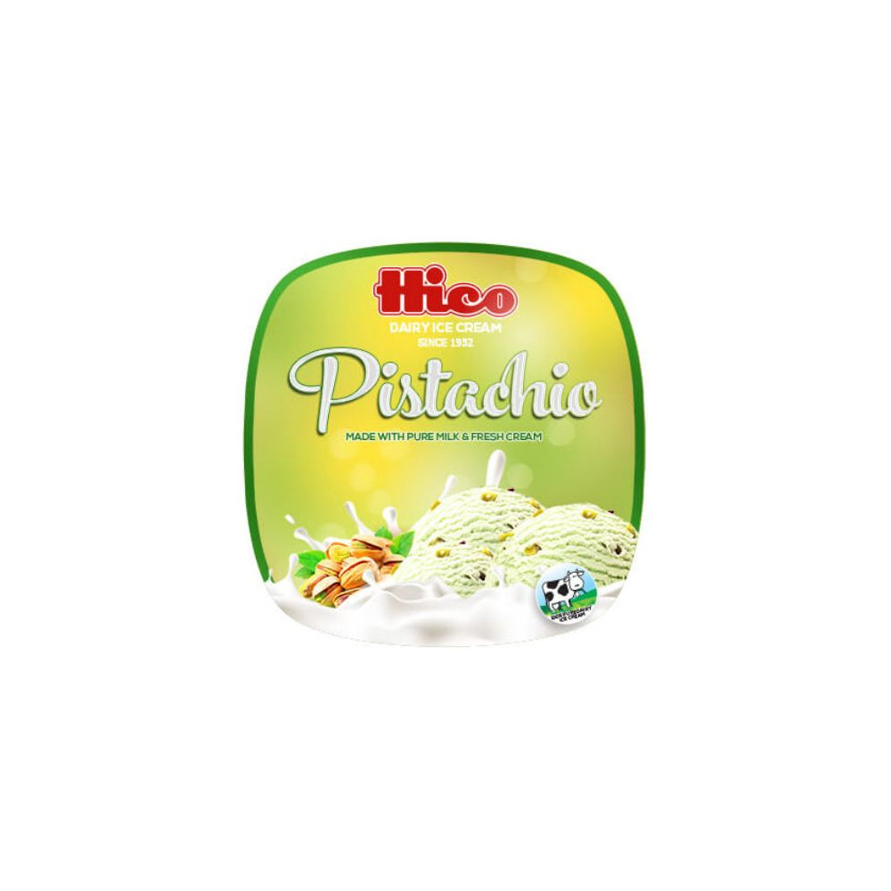Hico Pistachio Ice Cream Tub 1.7ltr - Snapcart.pk