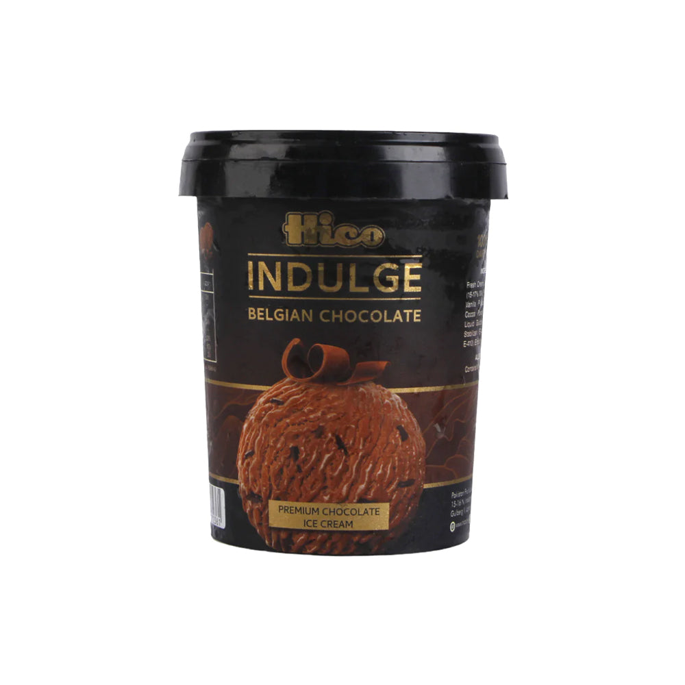 Hico Belgian Chocolate Ice Cream 500ml - Snapcart.pk