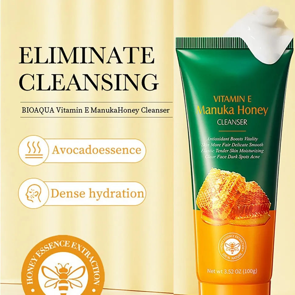 Bio Aqua Vitamin E Manuka Honey Cleanser 100G