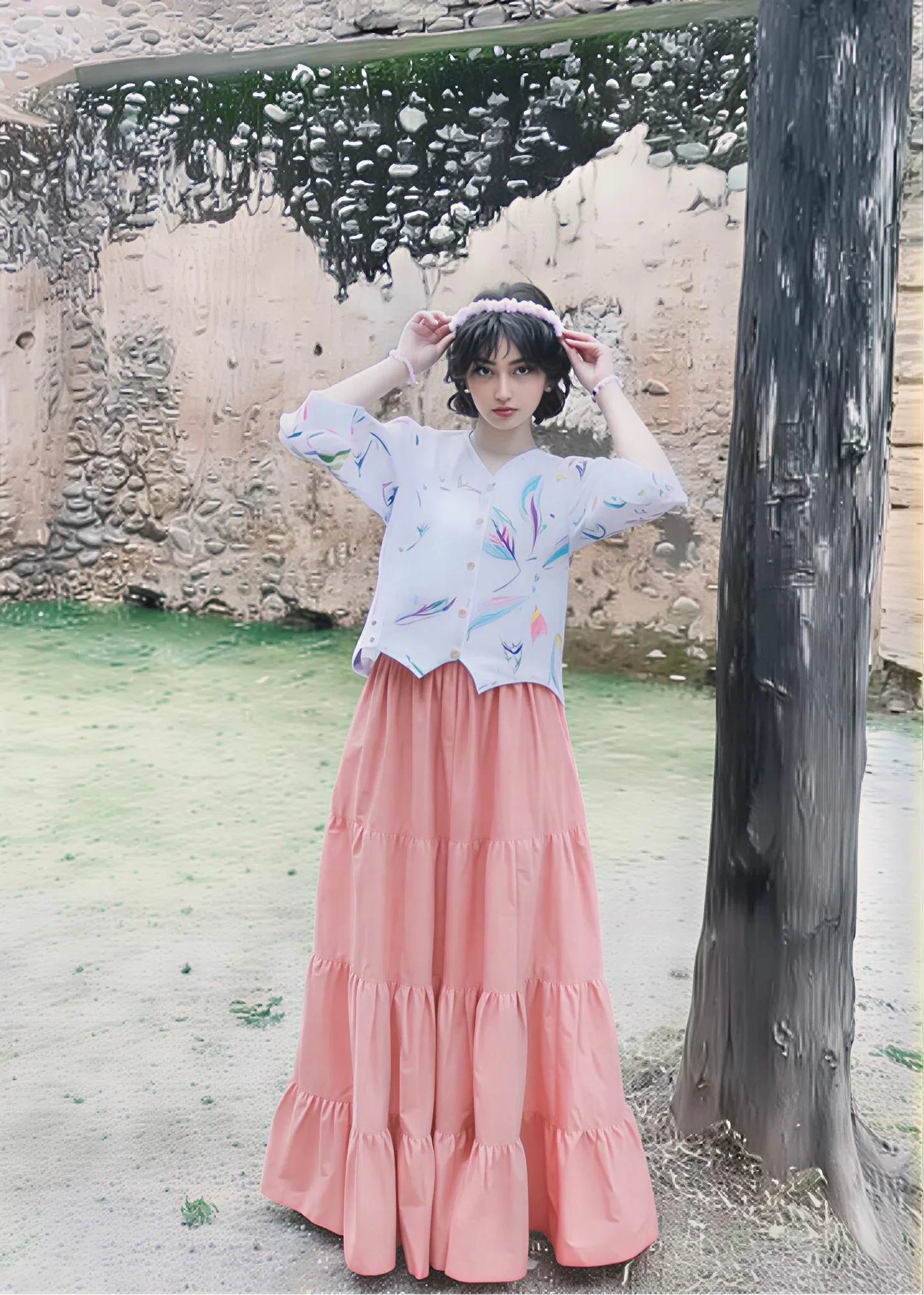 Urban Cut Cotton Printed Shirt