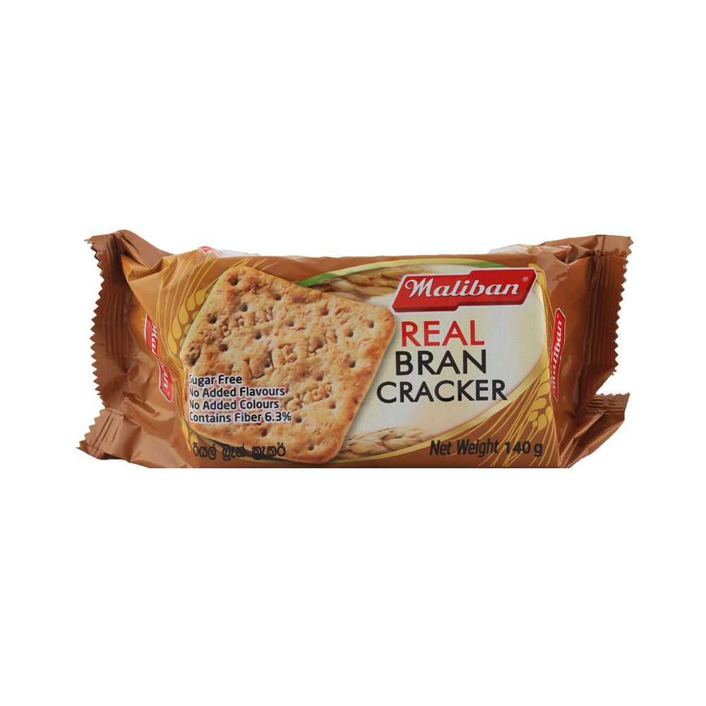 Maliban Real Bran Cracker 140g - Snapcart.pk