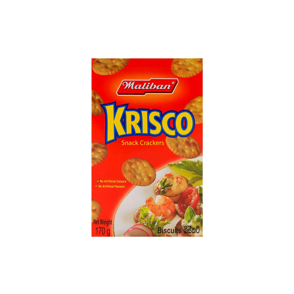 Maliban Krisco Snack Crackers 170g - Snapcart.pk