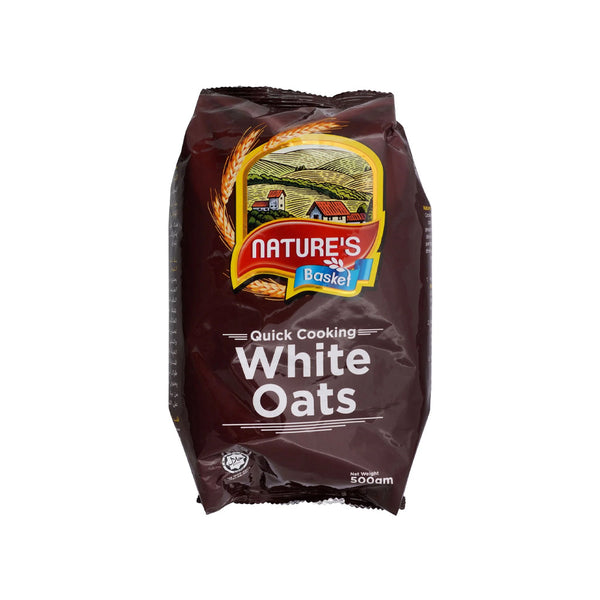 Nature's Basket Quick Cooking White Oats 500g - Snapcart.pk