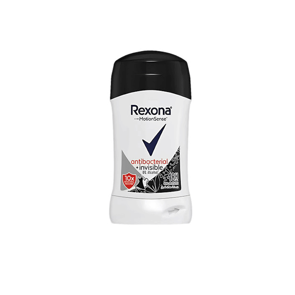 Rexona Antibacterial+invisible 48h Deodorant Stick 40g - Snapcart.pk