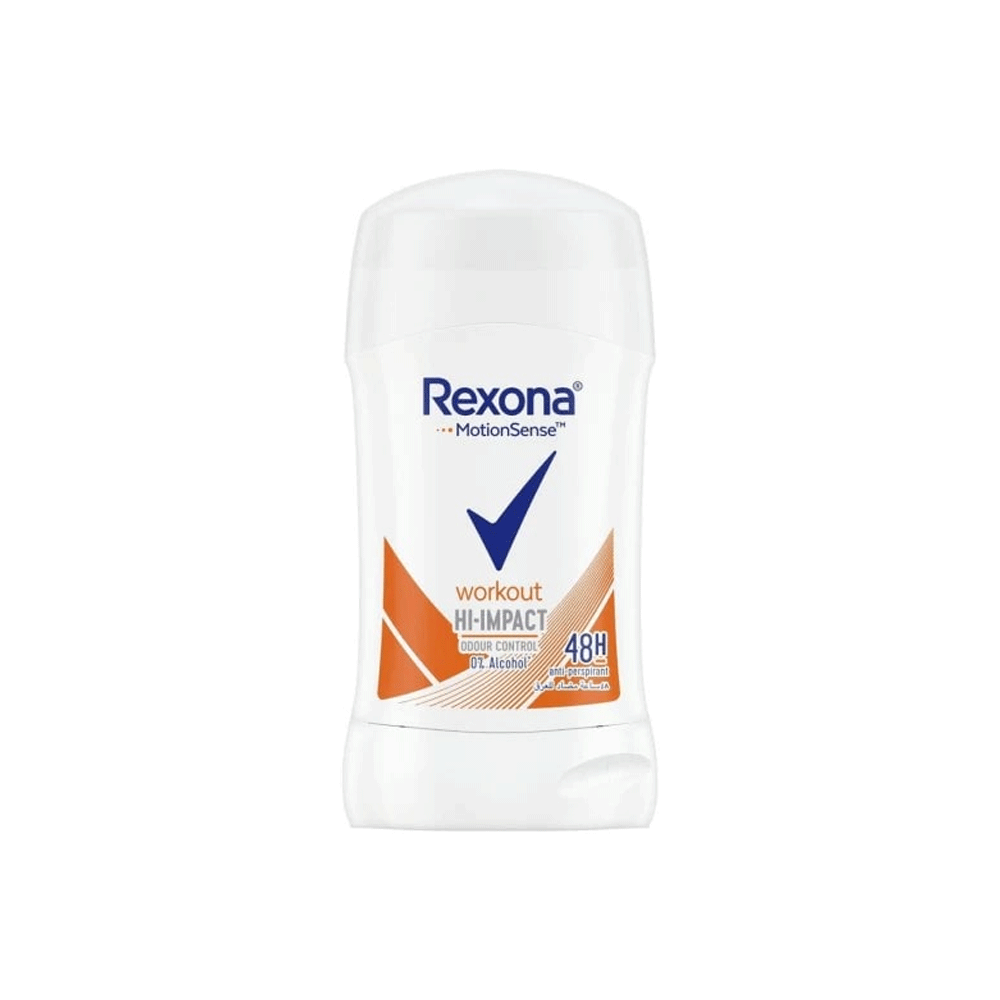 Rexona Workout Hi-impact 48h Deodorant Stick 40g - Snapcart.pk