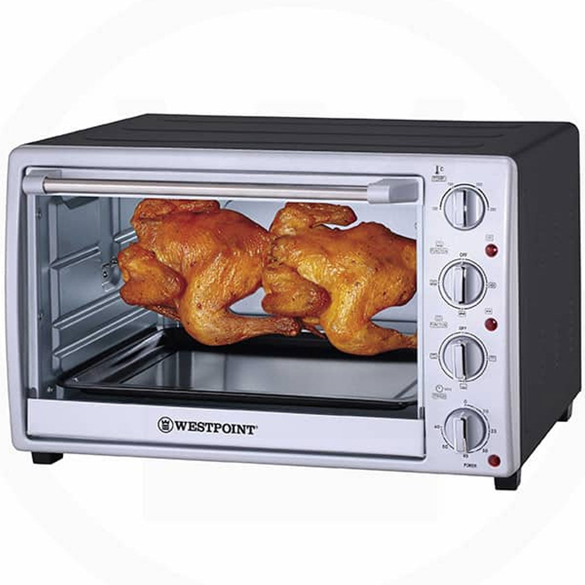 Westpoint Convection Rotisserie Oven with Kebab Grill WF-4800RKC - 48 Litres - Snapcart.pk