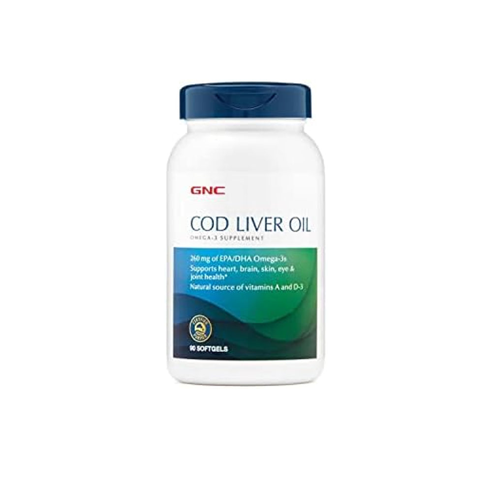 Gnc Cod Liver Oil 90s Softgel - Snapcart.pk