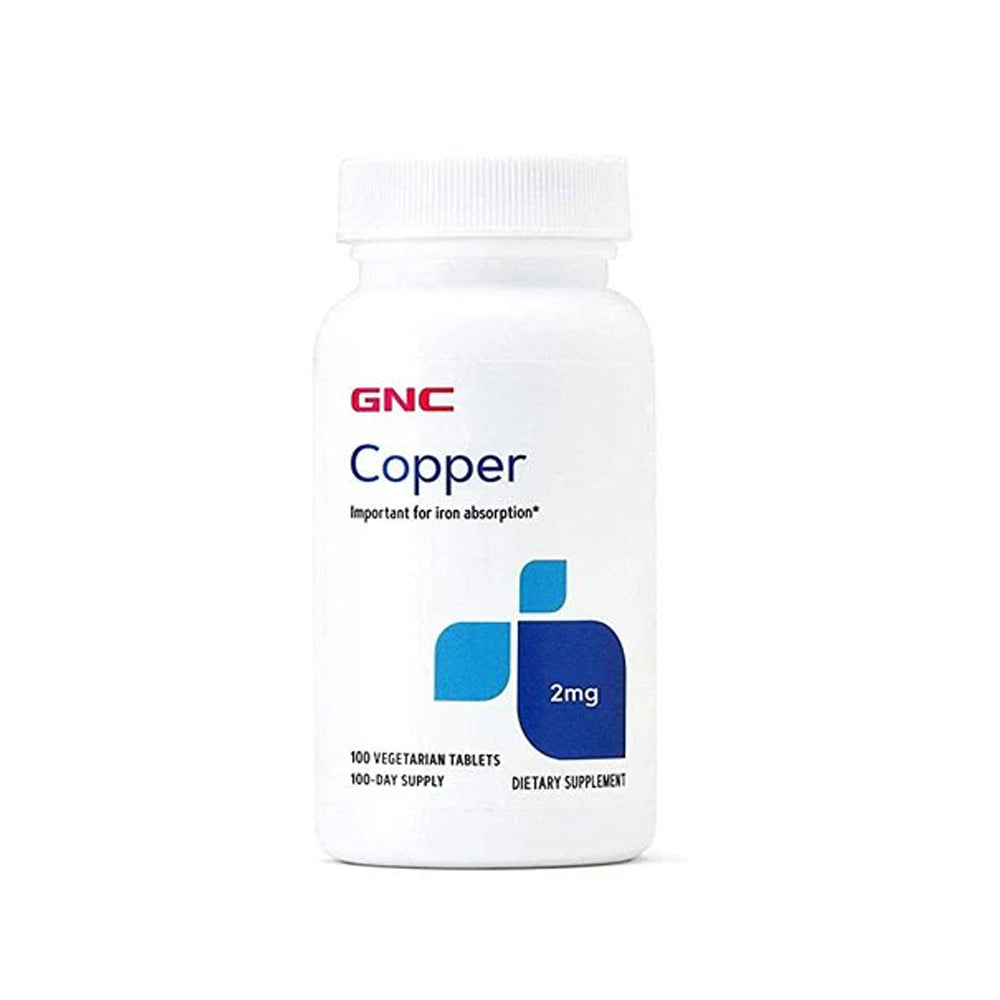 Gnc Copper 2mg Tablets 100s - Snapcart.pk