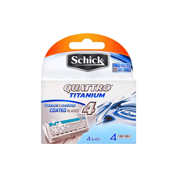 Schick Quattro Titanium Refill 4s - Snapcart.pk