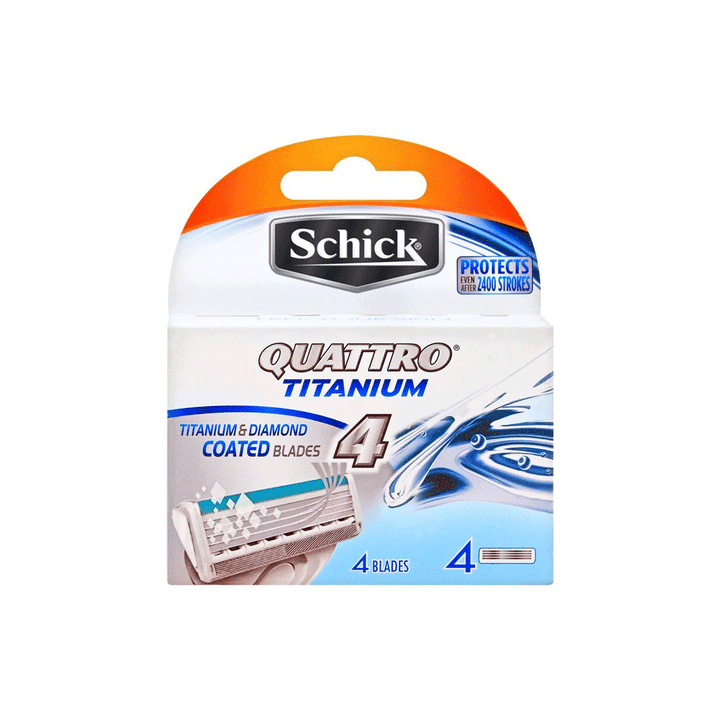 Schick Quattro Titanium Refill 4s - Snapcart.pk