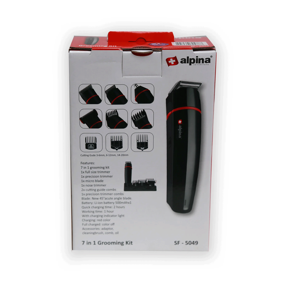 Alpina Shaving & Grooming Kit 7in1 Sf-5049