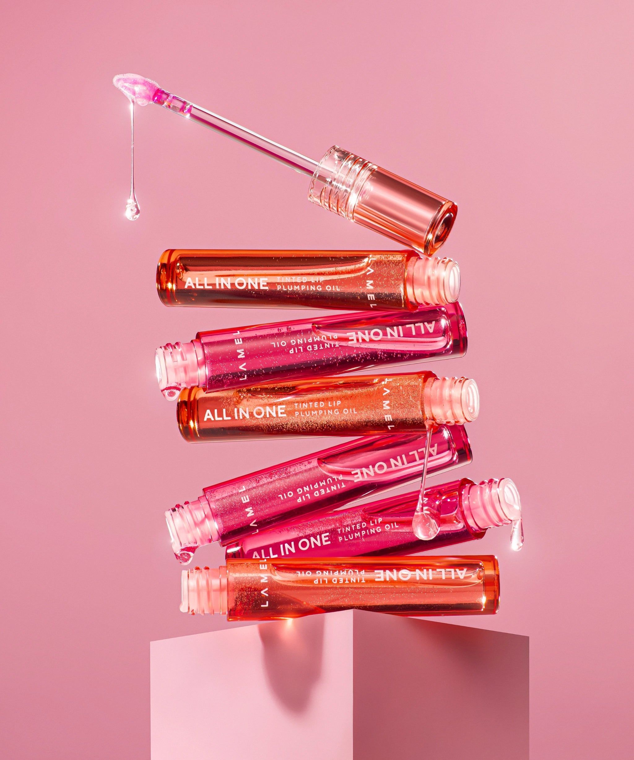 Lamel - All In One Lip Tinted Plumping Oil
