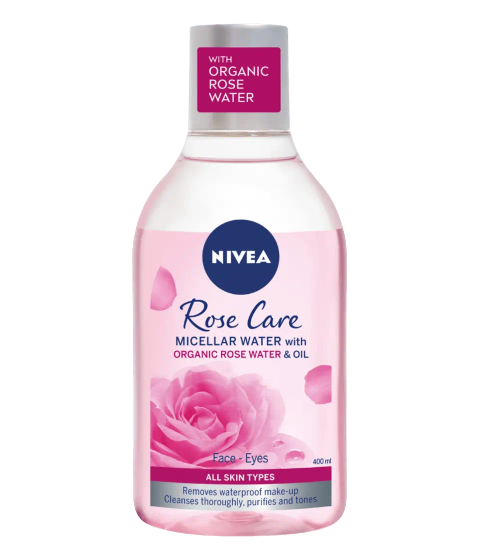 Nivea - Micellar Water Rose Care Organic Rose Water & Oil - 400Ml